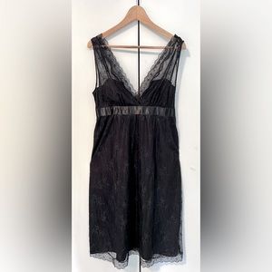 Elegant Black Lace Dress